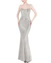 Kalinnu Maxi Dress In Silver
