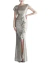 Kalinnu Maxi Dress In Silver