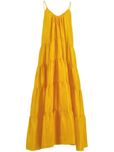 Kalita Medusa Dress In Yellow