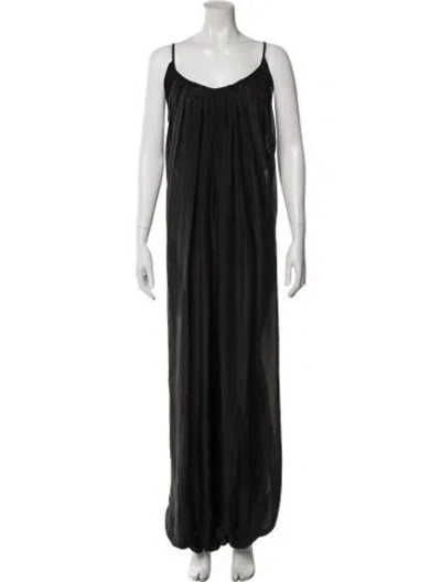 Pre-owned Kalita Scoop Neck Jumpsuit In Black