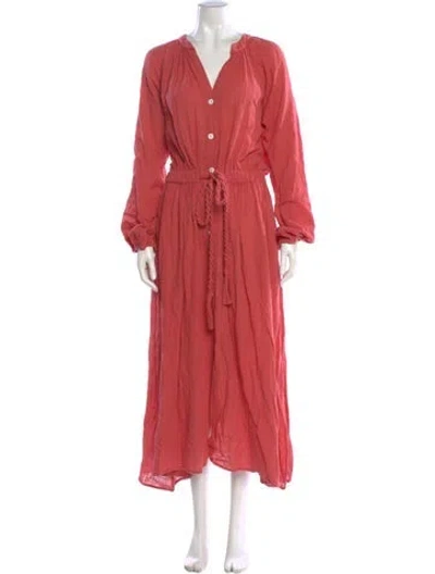 Pre-owned Kalita V-neck Long Dress W/ Tags In Pink