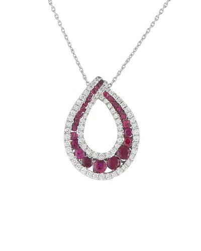 KALLATI KALLATI 18K 1.65 CT. TW. DIAMOND & RUBY NECKLACE (AUTHENTIC PRE-LOVED)