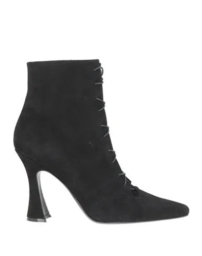 Kallisté Kallistè Woman Ankle Boots Black Size 6 Leather