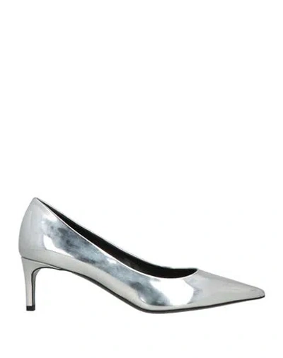 Kallisté Kallistè Woman Pumps Silver Size 6 Soft Leather
