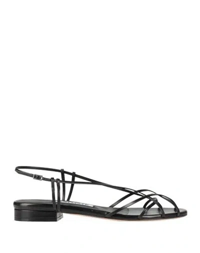 Kallisté Kallistè Woman Sandals Black Size 7 Leather