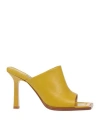 Kallisté Kallistè Woman Sandals Lime Green Size 8 Leather