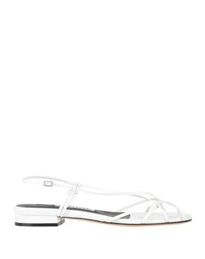 Kallisté Kallistè Woman Sandals White Size 7 Leather