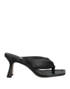 Kallisté Kallistè Woman Thong Sandal Black Size 7.5 Leather