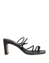 Kallisté Toe Strap Sandals In Black