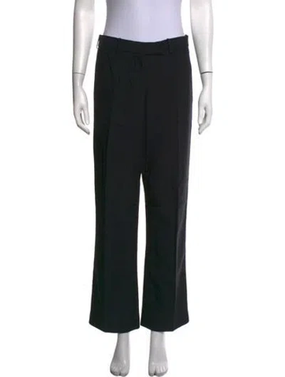 Pre-owned Kallmeyer Acetate Wide Leg Pants In Black