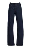 Kallmeyer Adina Low-rise Cotton Jeans In Blue