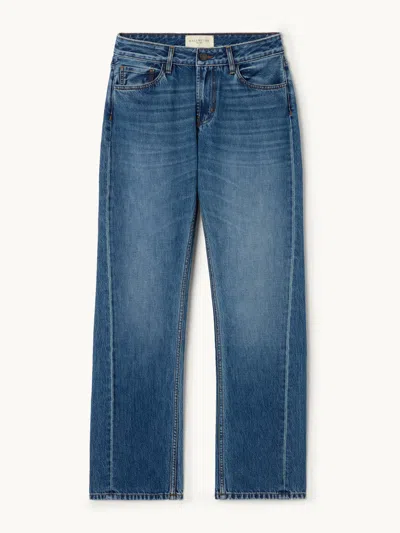 Kallmeyer Adina Low-rise Jean Dark Stonewash 26 In Multi