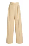 Kallmeyer Aiden High-rise Pleated Trousers In Brown