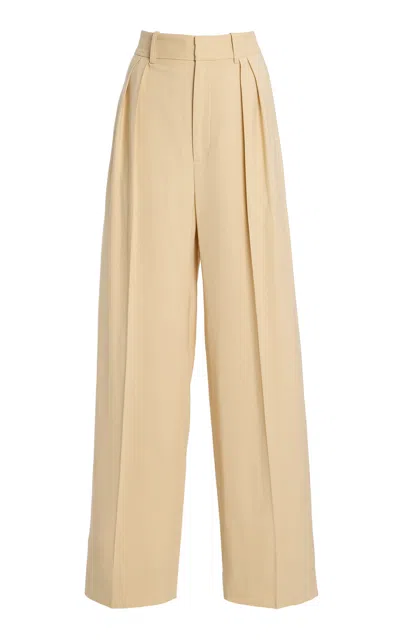Kallmeyer Aiden High-rise Pleated Trousers In Brown