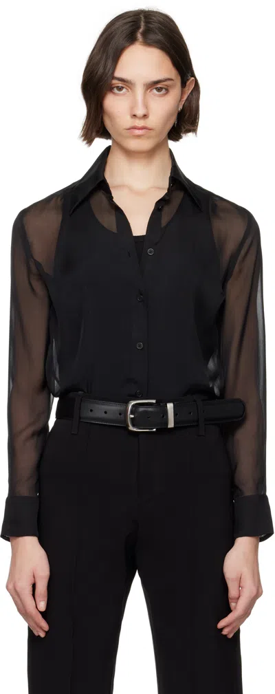 Kallmeyer Black Lea Slim Shirt