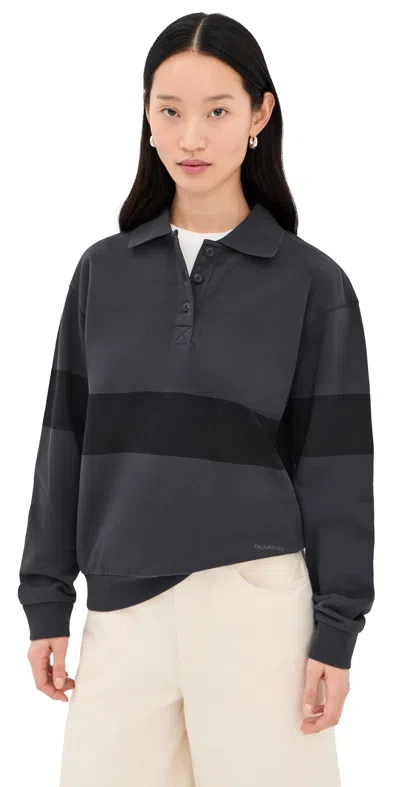 Kallmeyer Blake Rugby Polo Slate/black In Multi