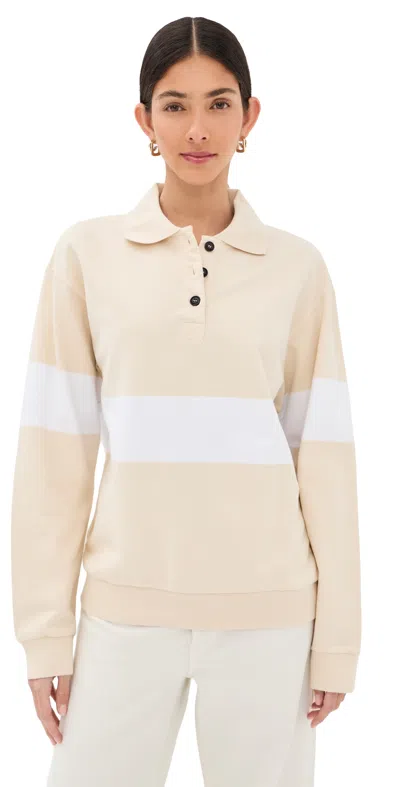 Kallmeyer Blake Rugby Polo Vanilla/white