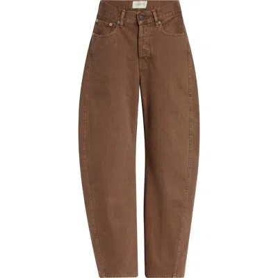 Kallmeyer Callum Barrel Leg Jeans In Brown
