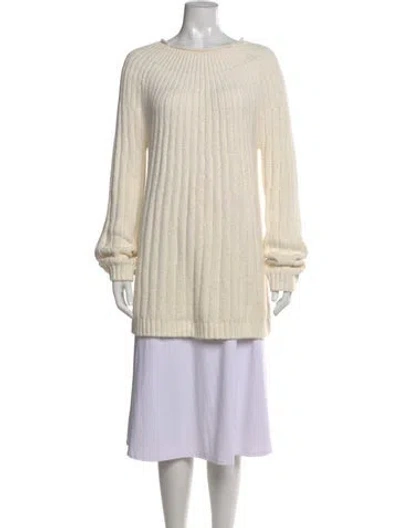 Pre-owned Kallmeyer Cashmere Crew Neck Sweater In Neutral