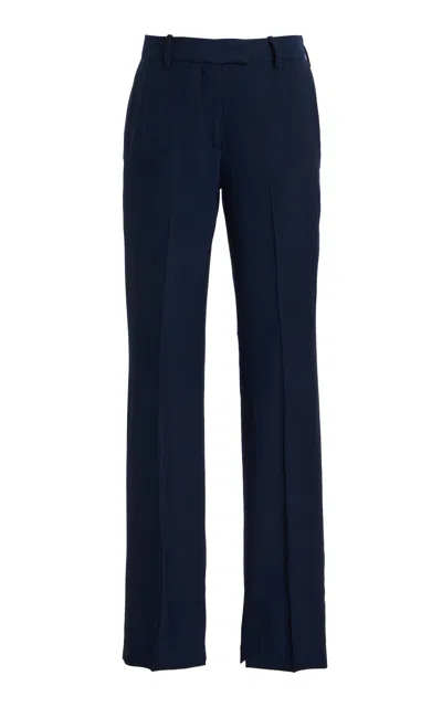 Kallmeyer Charlie Long Straight-leg Trousers In Blue