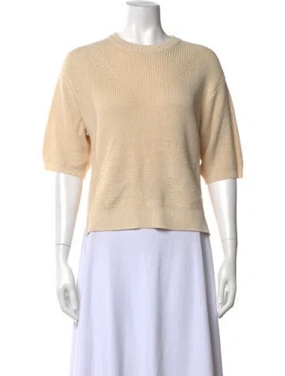 Pre-owned Kallmeyer Crew Neck Short Sleeve Top In Neutrals