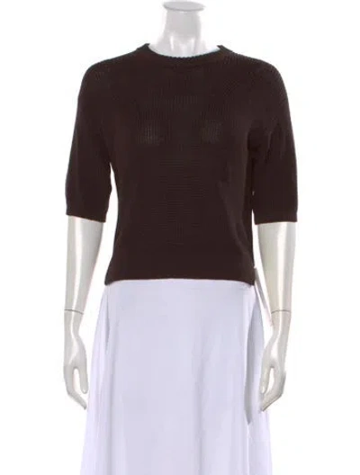Pre-owned Kallmeyer Crew Neck Sweater In Brown