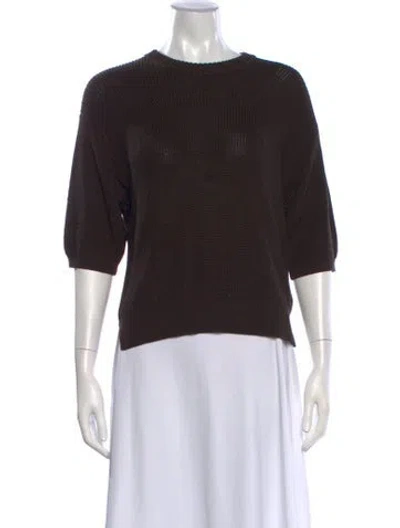 Pre-owned Kallmeyer Crew Neck Sweater In Brown
