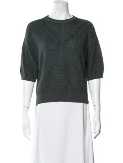 Pre-owned Kallmeyer Crew Neck Sweater In Green