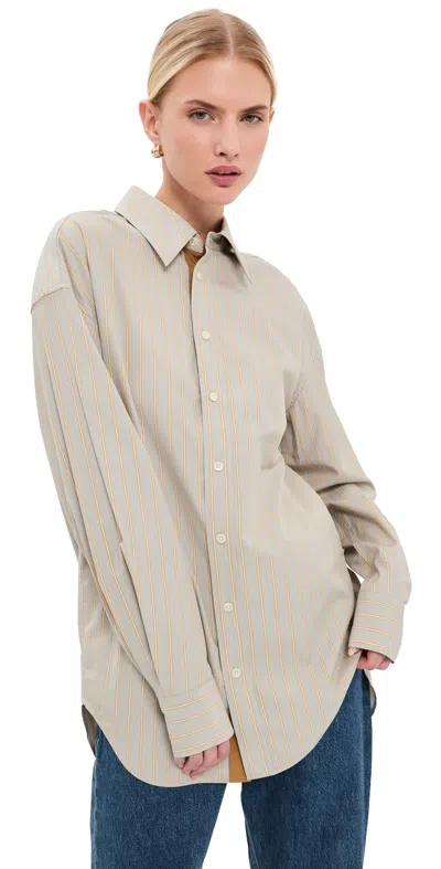 Kallmeyer Dani Button Down Shirt Mist In Gray