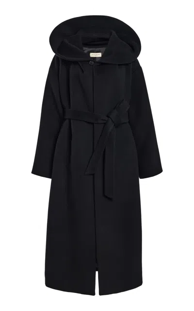 Kallmeyer Dorothy Virgin Wool Zrobe Coat In Black