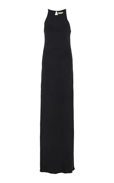Kallmeyer Frances Scoop Neck Maxi Dress In Black