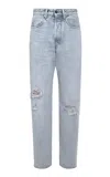 Kallmeyer Gabby High-rise Distressed Tapered Jeans