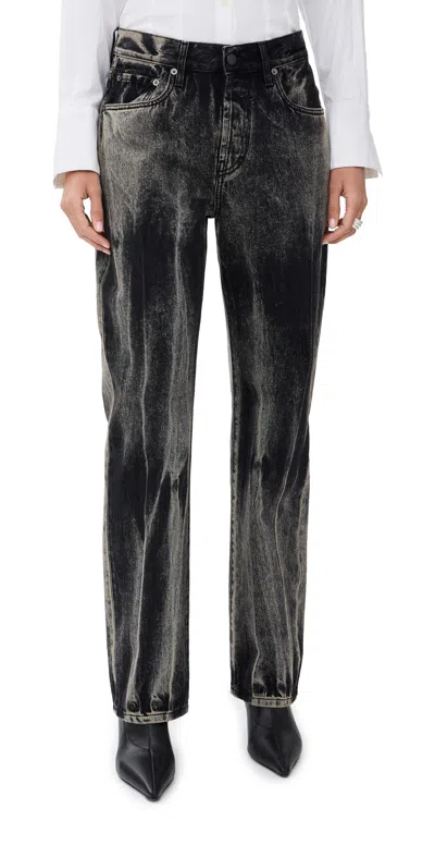 Kallmeyer Gabby Tapered Jeans Tiger's Eye In Black