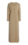 Kallmeyer Henri Longline Wool Duster Coat In Neutral