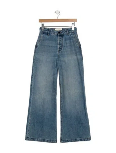 Pre-owned Kallmeyer High-rise Flared Jeans In Blue