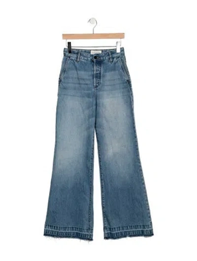 Pre-owned Kallmeyer High-rise Flared Jeans In Blue