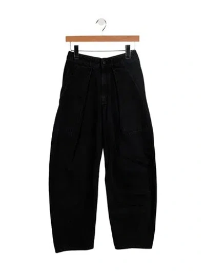 Pre-owned Kallmeyer High-rise Straight Leg Jeans In Black