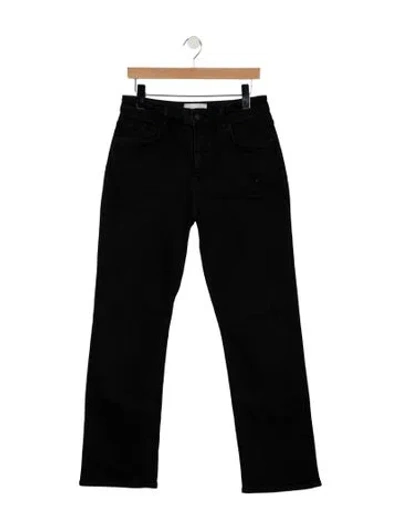 Pre-owned Kallmeyer High-rise Straight Leg Jeans In Black
