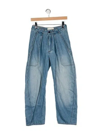 Pre-owned Kallmeyer High-rise Straight Leg Jeans In Blue