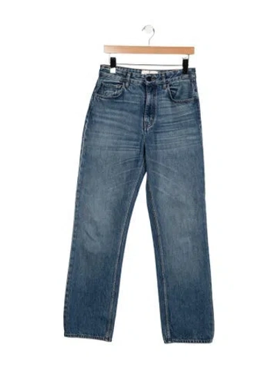 Pre-owned Kallmeyer High-rise Straight Leg Jeans In Blue