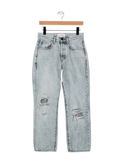 Pre-owned Kallmeyer High-rise Straight Leg Jeans In Blue