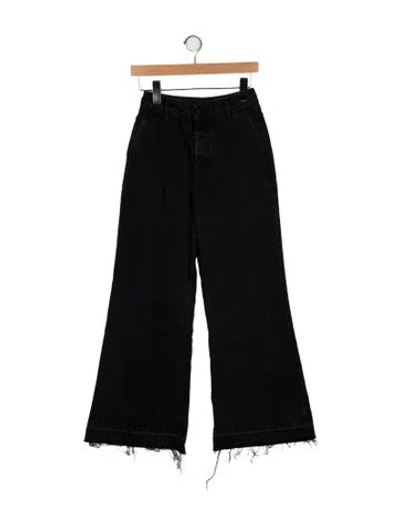 Pre-owned Kallmeyer High-rise Wide Leg Jeans In Black