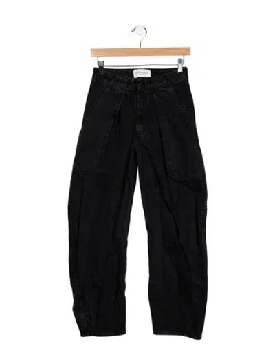 Pre-owned Kallmeyer High-rise Wide Leg Jeans In Black