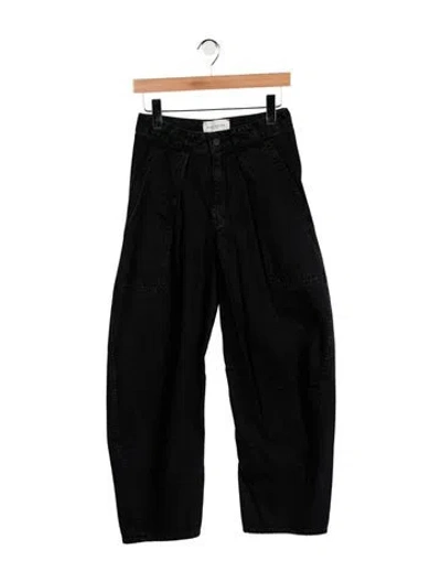 Pre-owned Kallmeyer High-rise Wide Leg Jeans In Black