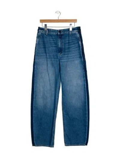 Pre-owned Kallmeyer High-rise Wide Leg Jeans In Blue