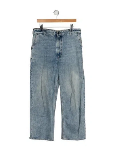 Pre-owned Kallmeyer High-rise Wide Leg Jeans In Blue