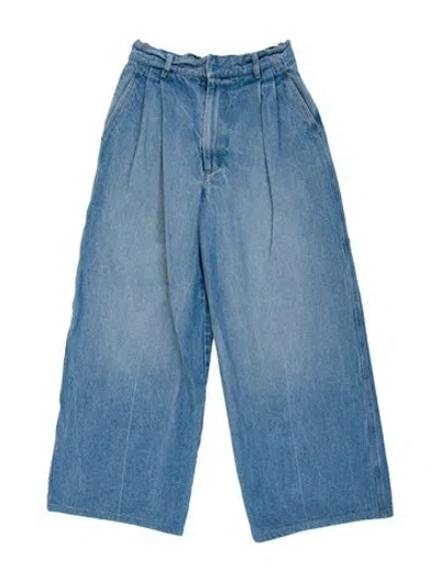 Pre-owned Kallmeyer High-rise Wide Leg Jeans In Blue