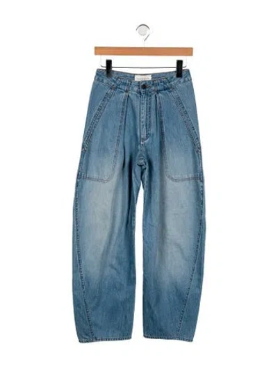 Pre-owned Kallmeyer High-rise Wide Leg Jeans In Blue