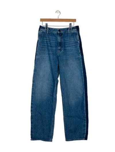 Pre-owned Kallmeyer High-rise Wide Leg Jeans In Blue