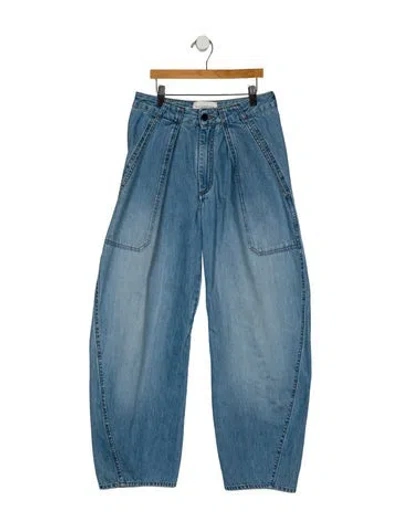 Pre-owned Kallmeyer High-rise Wide Leg Jeans In Blue